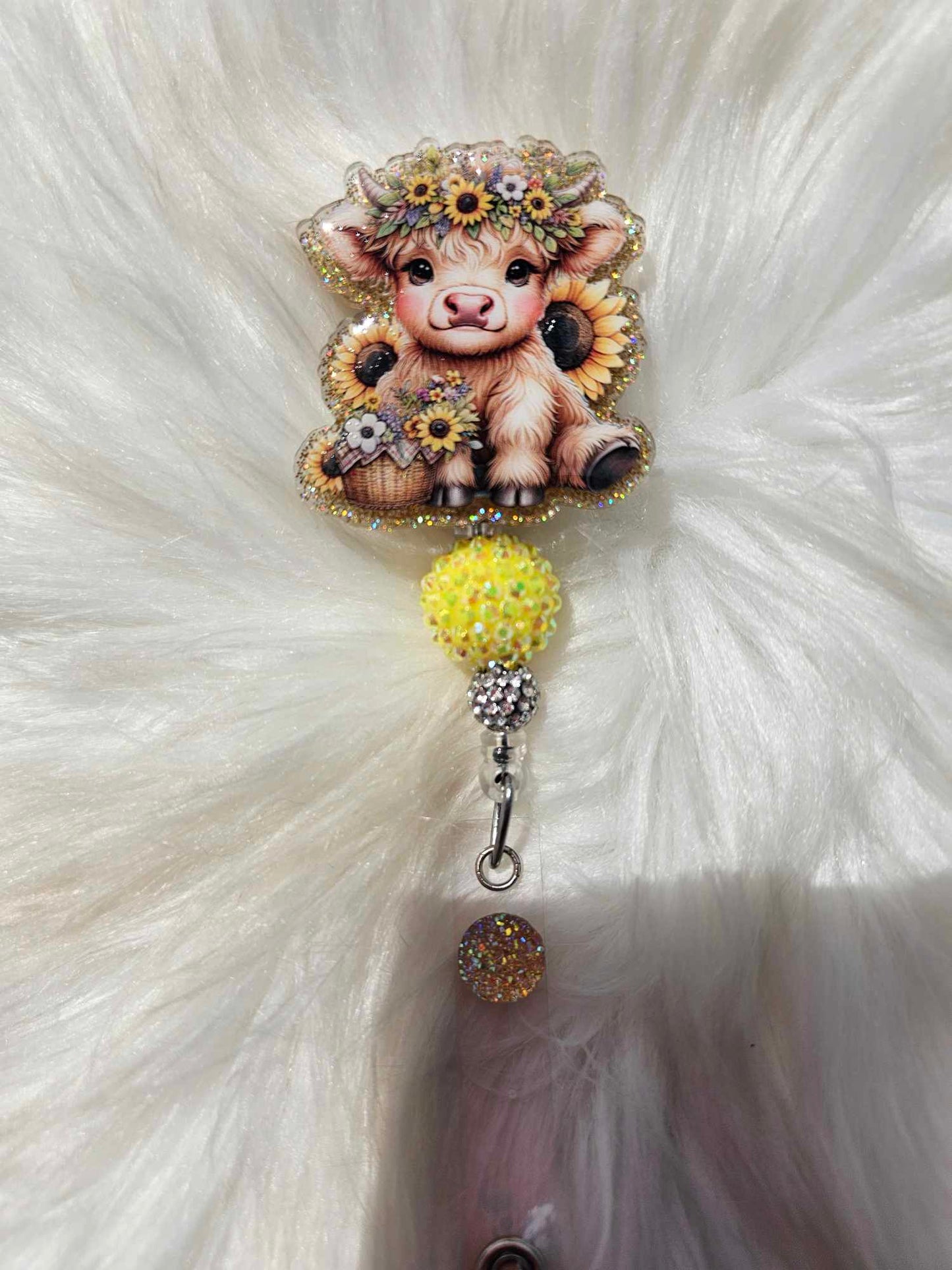 Hyland Cow Badge Reel