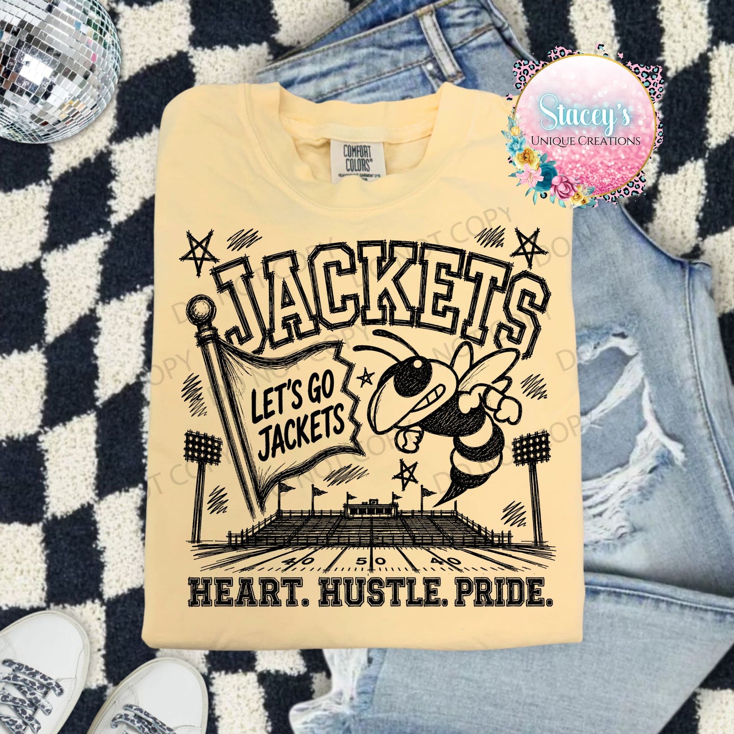 Jackets Football Tee
