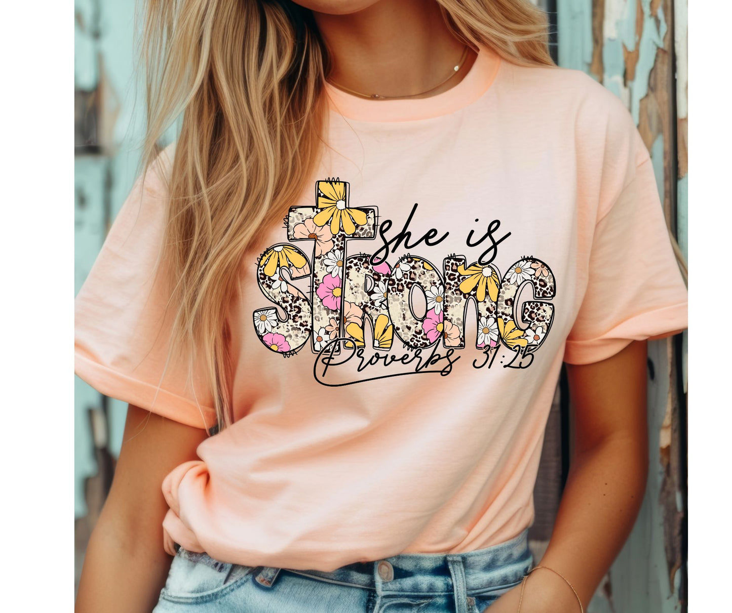 She Is Strong Graphic Tee